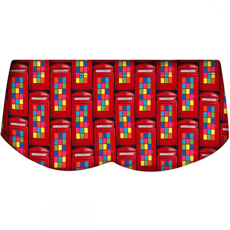 Aquarapid - Men's Telephone Printed Trunk 4 Aquarapid - Men's Telephone Printed Trunk - Image 4