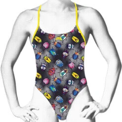 Aquarapid - Women's Sirio Bugs Speed Back Printed Swimsuit -Cheap The Best Swimwear Store aquarapid womens sirio bugs speed back printed swimsuit 4