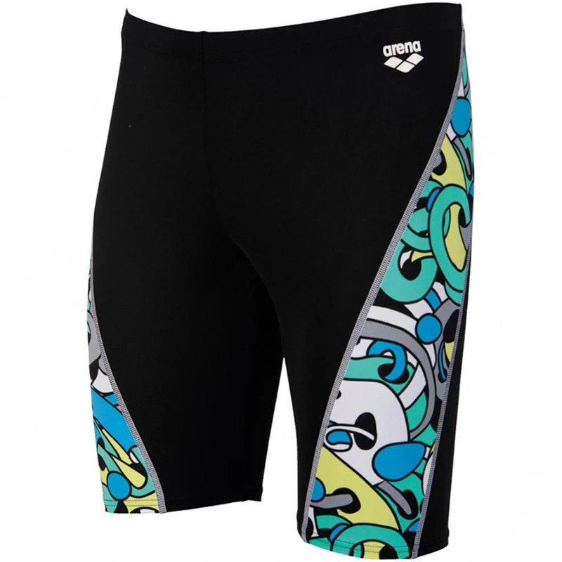 Arena - Cores Mens Jammers - Black/Multi 2 Arena - Cores Mens Jammers - Black/Multi - Image 2