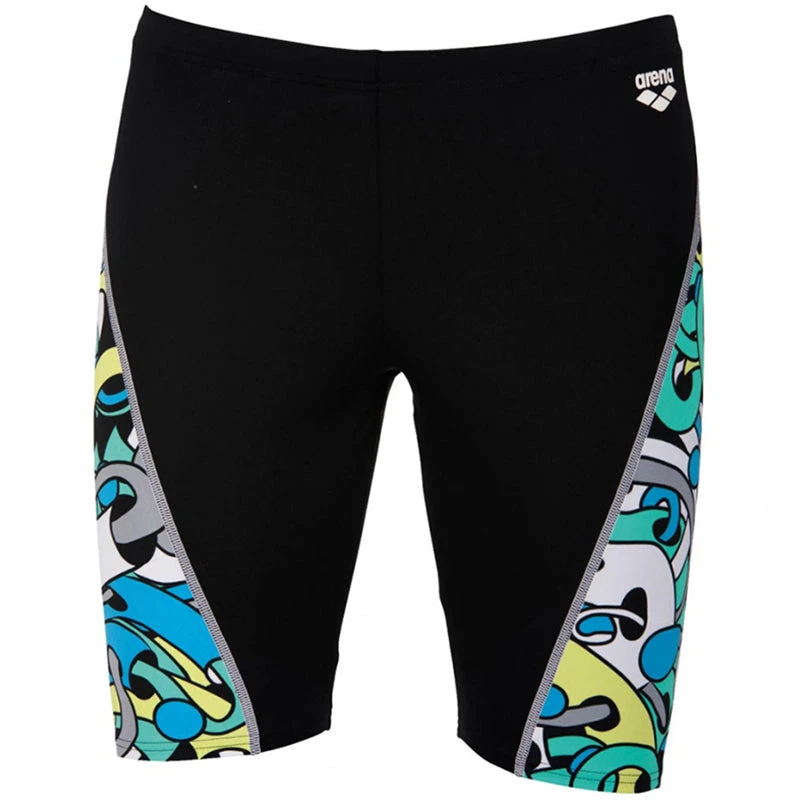 Arena - Cores Mens Jammers - Black/Multi 3 Arena - Cores Mens Jammers - Black/Multi - Image 3