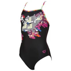 Arena - Fantacolor Swim Pro Back Junior Swimsuit - Black/Multi