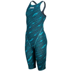 Arena - Girls Powerskin ST Next Eco Open Back – Clean/Sea Blue -Cheap The Best Swimwear Store arena girls powerskin st next eco open back clean sea blue 6