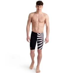 Arena - Mens Crazy Placement Jammer - Black/Multi -Cheap The Best Swimwear Store arena mens crazy placement jammer black multi 3