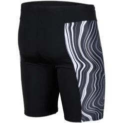 Arena - Mens Marbled Jammer - Black/Multi -Cheap The Best Swimwear Store arena mens marbled jammer black multi 7