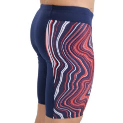 Arena - Mens Marbled Jammer - Navy/Red/Multi -Cheap The Best Swimwear Store arena mens marbled jammer navy red multi 5
