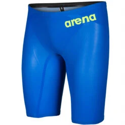 Arena - Men's Powerskin Carbon-AIR² Jammer - Blue/Grey/Yellow -Cheap The Best Swimwear Store arena mens powerskin carbon air jammer blue grey yellow 6