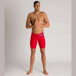 Arena - Men's Powerskin Carbon-AIR² Jammer - Red/Blue -Cheap The Best Swimwear Store arena mens powerskin carbon air jammer red blue 3