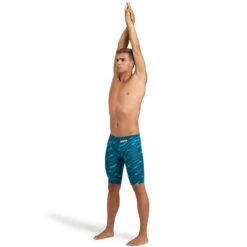 Arena - Men's Powerskin ST Next Eco Jammers – Clean/Sea Blue -Cheap The Best Swimwear Store arena mens powerskin st next eco jammers clean sea blue 3