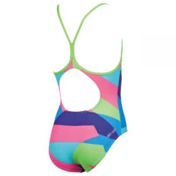 Arena - Mural Light Drop Back Girls Swimsuit - Leaf/Multi -Cheap The Best Swimwear Store arena mural light drop back girls swimsuit leaf multi 4