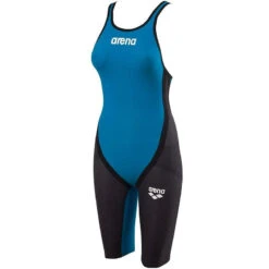 Arena - Powerskin Carbon Flex Full Body Short Leg Closed Back - Cyan/Dark Grey -Cheap The Best Swimwear Store arena powerskin carbon flex full body short leg closed back cyan dark grey 4