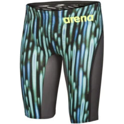 Arena - Powerskin Carbon-Ultra Jammer (Ltd. Edition) - Blue/Yellow -Cheap The Best Swimwear Store arena powerskin carbon ultra jammer ltd edition blue yellow 5