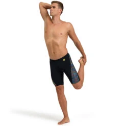 Arena - Slow Motion Men's Jammers - Black/Multi -Cheap The Best Swimwear Store arena slow motion mens jammers black multi 3