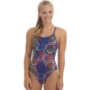 Dolfin - Reliance Hive V-Back One Piece Swimsuit (Royal)