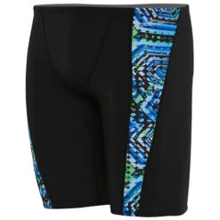 Dolfin - Reliance Hive Spliced Jammer (Blue/Green) -Cheap The Best Swimwear Store dolfin reliance hive spliced jammer blue green 3