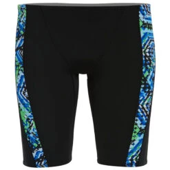 Dolfin - Reliance Hive Spliced Jammer (Blue/Green) -Cheap The Best Swimwear Store dolfin reliance hive spliced jammer blue green 4