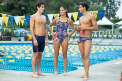 Dolfin - Reliance Hive Spliced Jammer (Multi Royal) -Cheap The Best Swimwear Store dolfin reliance hive spliced jammer multi royal 6