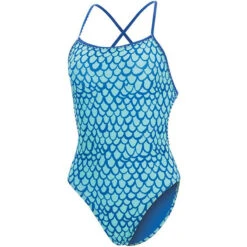 Dolfin Uglies - Sirena Blue Tie Back One Piece Swimsuit -Cheap The Best Swimwear Store dolfin uglies girls revibe sirena tie back one piece swimsuit 3