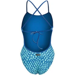 Dolfin Uglies - Sirena Blue Tie Back One Piece Swimsuit -Cheap The Best Swimwear Store dolfin uglies girls revibe sirena tie back one piece swimsuit 4