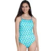Dolfin Uglies - Tinsel V-2 Back One Piece Ladies Swimsuit