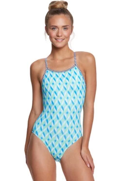 Dolfin Uglies - Tinsel V-2 Back One Piece Ladies Swimsuit -Cheap The Best Swimwear Store dolfin uglies tinsel v 2 back one piece ladies swimsuit 5