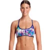 Funkita - Alba Wild - Ladies Cross Back Tie Bikini Top