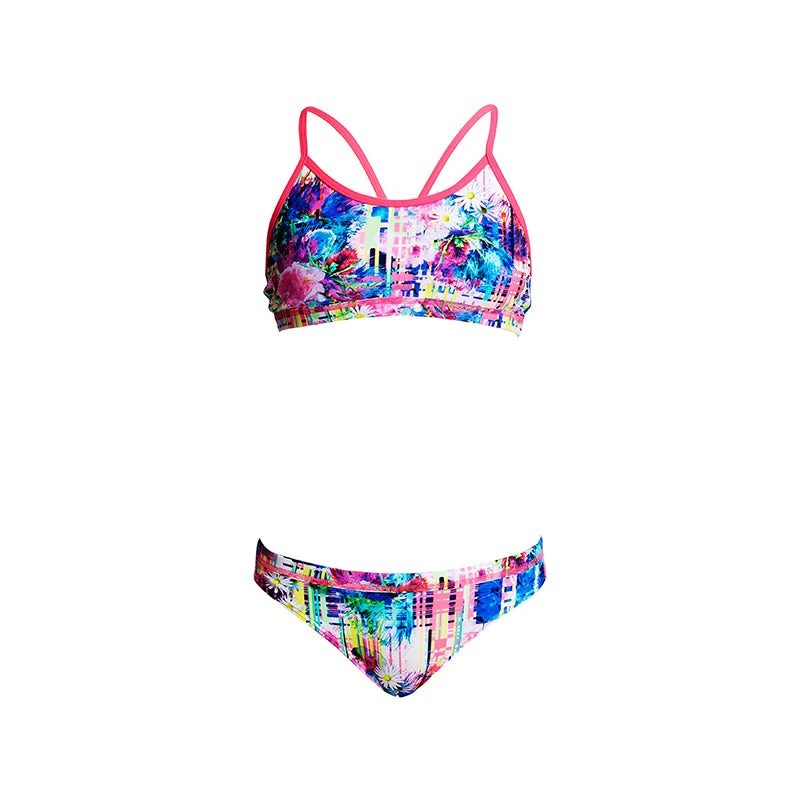 Funkita - Alba Wild - Girls Racerback Two Piece 2 Funkita - Alba Wild - Girls Racerback Two Piece - Image 2