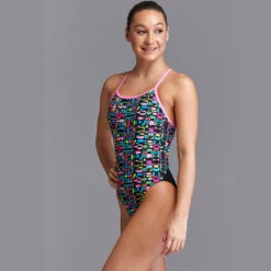 Funkita - Alien Code - Girls Single Strap One Piece -Cheap The Best Swimwear Store funkita alien code girls single strap one piece 5