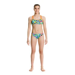 Funkita - Crazy Cracks - Girls Criss Cross Two Piece -Cheap The Best Swimwear Store funkita bikini girls swimwear crazy cracks criss cross two piece 4