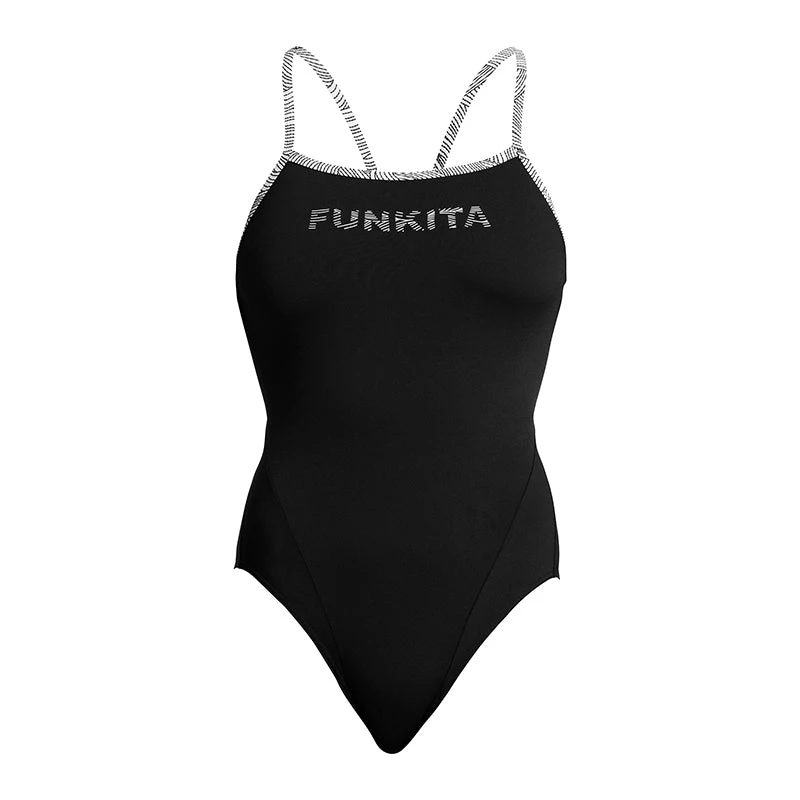 Funkita - Black Current - Ladies Single Strap One Piece 2 Funkita - Black Current - Ladies Single Strap One Piece - Image 2