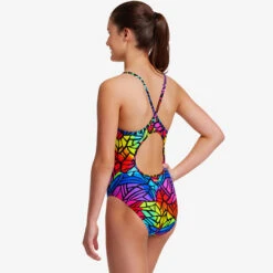 Funkita - Cabbage Patch - Girls Diamond Back One Piece -Cheap The Best Swimwear Store funkita cabbage patch girls diamond back one piece 4