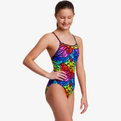 Funkita - Cabbage Patch - Girls Diamond Back One Piece -Cheap The Best Swimwear Store funkita cabbage patch girls diamond back one piece 5