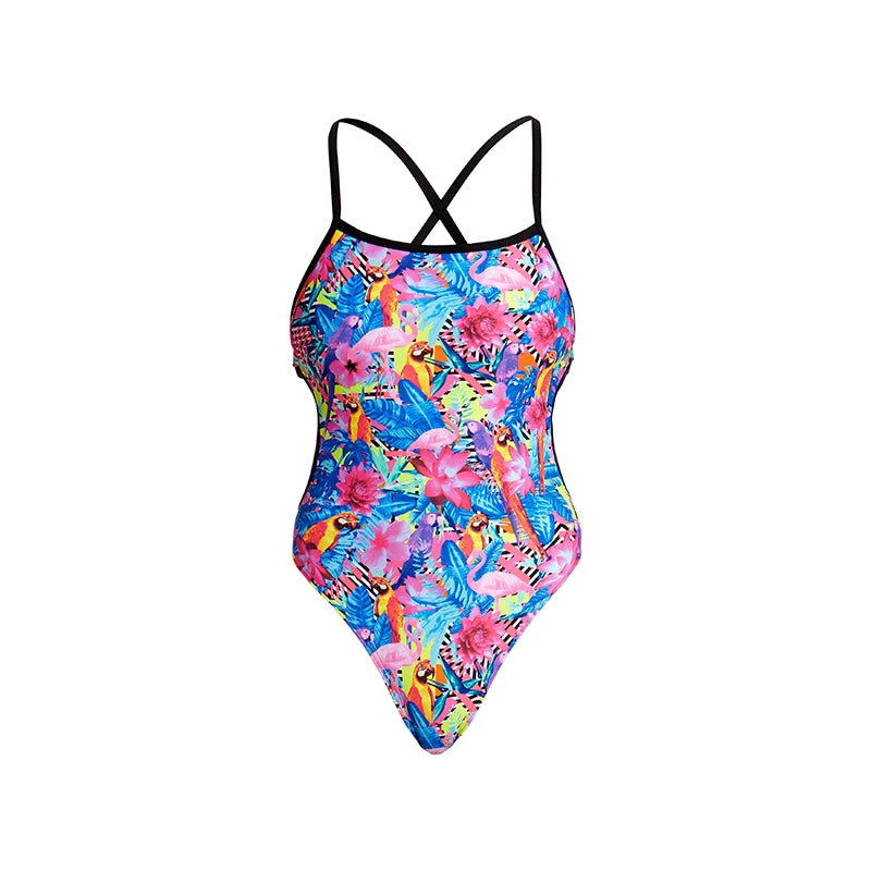 Funkita - Club Tropo - Ladies Cut Away Tie Back One Piece 2 Funkita - Club Tropo - Ladies Cut Away Tie Back One Piece - Image 2