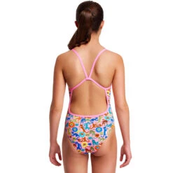 Funkita - Feline Fiesta - Girls Single Strap One Piece -Cheap The Best Swimwear Store funkita feline fiesta girls single strap one piece 3
