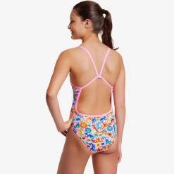 Funkita - Feline Fiesta - Girls Single Strap One Piece -Cheap The Best Swimwear Store funkita feline fiesta girls single strap one piece 4