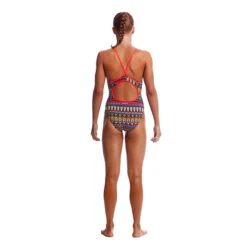 Funkita - Fire Tribe - Girls Diamond Back One Piece -Cheap The Best Swimwear Store funkita fire tribe girls diamond back one piece 2