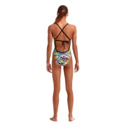 Funkita - Fossil Fuel - Girls Tie Me Tight One Piece -Cheap The Best Swimwear Store funkita fossil fuel girls tie me tight one piece 3