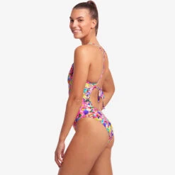 Funkita - Garden Party - Ladies Tie Me Tight One Piece -Cheap The Best Swimwear Store funkita garden party ladies tie me tight one piece 4