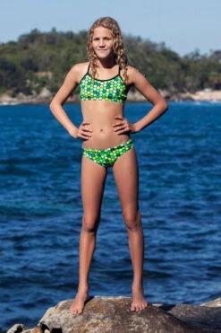 Funkita - Golden Honeycomb - Girls Racerback Two Piece 7 Funkita - Golden Honeycomb - Girls Racerback Two Piece -Cheap The Best Swimwear Store funkita girls swimwear golden honeycomb racerback two piece 5