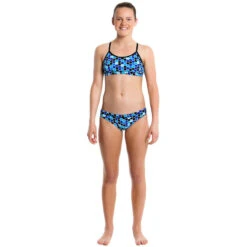 Funkita - Kevlar Coating - Girls Racerback Two Piece -Cheap The Best Swimwear Store funkita girls swimwear kevlar coating two piece 3
