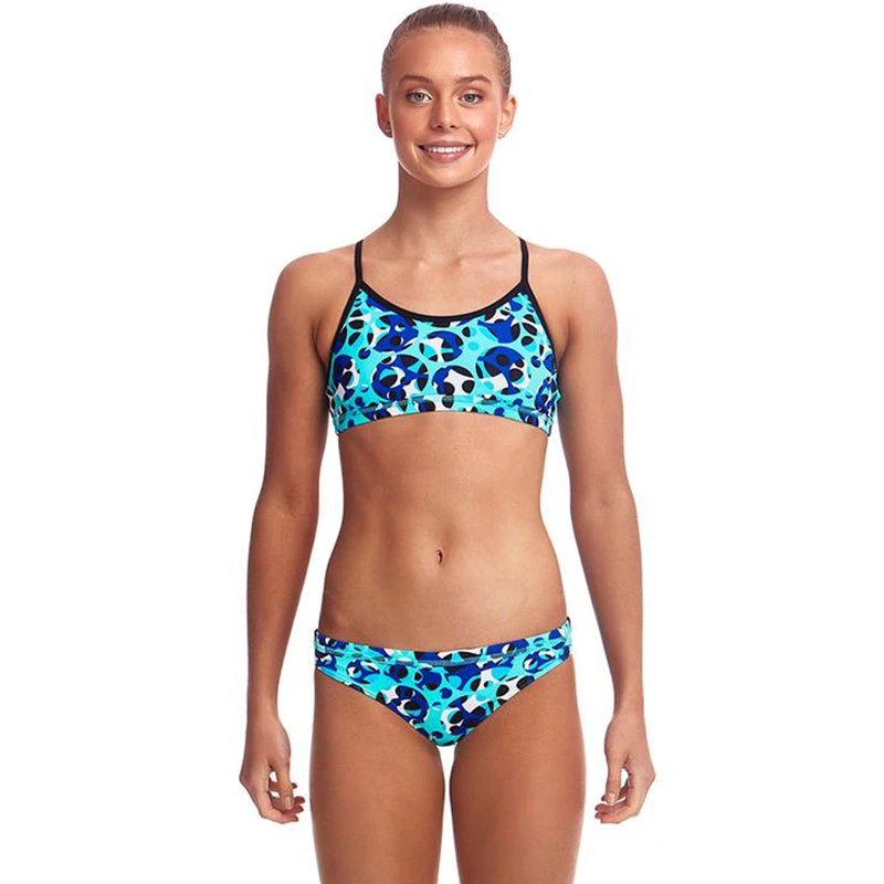 Funkita - Holy Sea - Girls Racerback Two Piece 1 Funkita - Holy Sea - Girls Racerback Two Piece