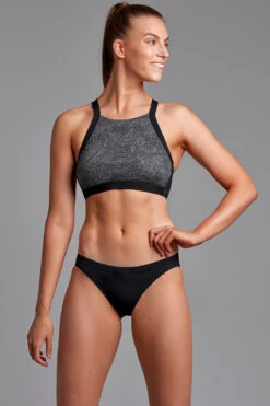 Funkita - In Grained - Ladies Hi Light Swim Top -Cheap The Best Swimwear Store funkita in grained ladies hi light swim top 6