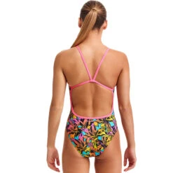 Funkita - Large Lillies - Girls Single Strap One Piece -Cheap The Best Swimwear Store funkita large lillies girls single strap one piece 3