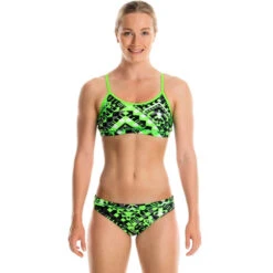 Funkita - Laser Cube - Girls Racerback Two Piece