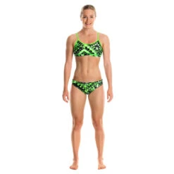 Funkita - Laser Cube - Girls Racerback Two Piece -Cheap The Best Swimwear Store funkita laser cube racerback girls two piece 4