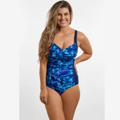 Funkita - Leaf Laser - Ladies Ruched One Piece -Cheap The Best Swimwear Store funkita leaf laser ladies ruched one piece 3