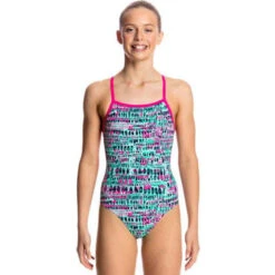 Funkita - Minty Madness - Girls Strapped In One Piece