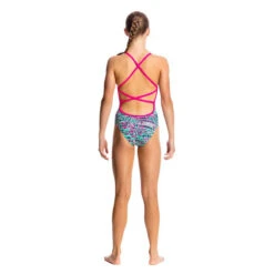 Funkita - Minty Madness - Girls Strapped In One Piece -Cheap The Best Swimwear Store funkita minty madness strapped in girls swimsuit 3