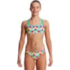 Funkita - Minty Mittens - Girls Criss Cross Two Piece