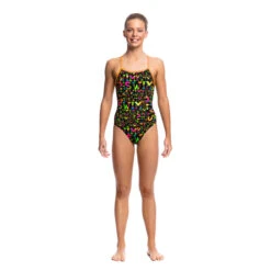 Funkita - Night Swim - Girls Strapped In One Piece -Cheap The Best Swimwear Store funkita night swim girls strapped in one piece swimsuit 4