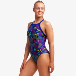 Funkita - Oyster Saucy - Ladies Sky Hi One Piece -Cheap The Best Swimwear Store funkita oyster saucy ladies sky hi one piece 5